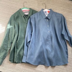 2 linen shirts bundle